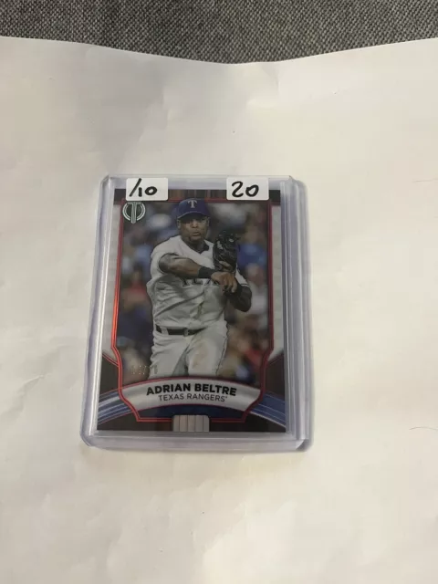 2022 Topps Tribute Adrian Beltre Red Base /10 SSP