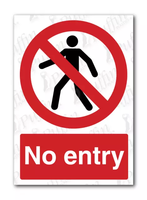 No Entry Symbol Sign