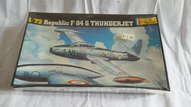 1/72 Heller:Republic  F-84 G " Thunderjet " (2 Decal Optionen )
