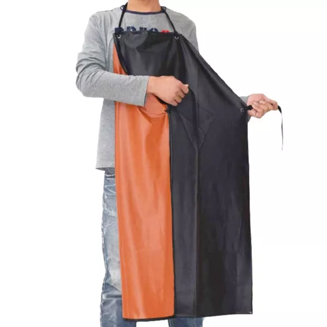 1Pc PVC Nylon Heavy Duty Strong Lightweight Waterproof Work Protective Apron 3