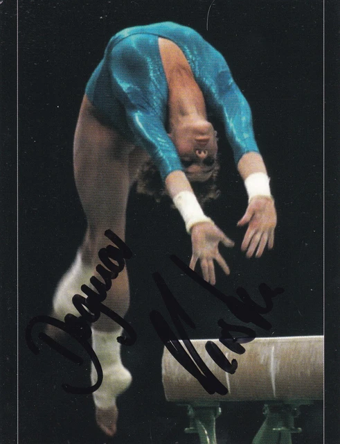 Dagmar KERSTEN - DDR, Bronze Olympia 1988 Turnen, Original-Autogramm!
