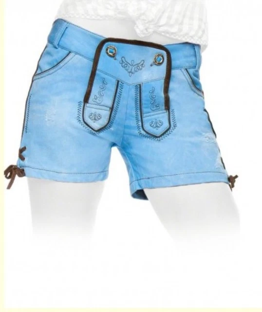 Original Stockerpoint Damen Trachtenshort Roxy sky kurz gr.40 Wiesn* NEU *