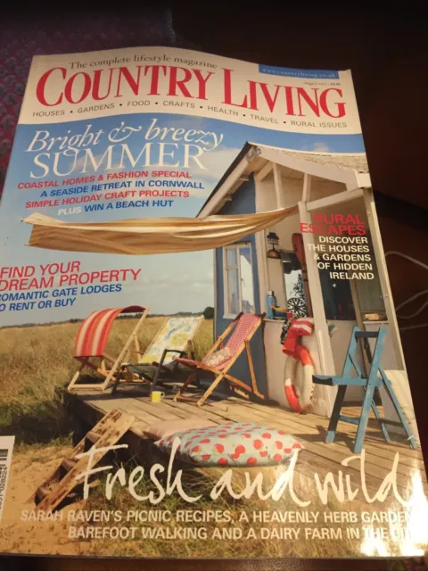 Country Living interiors/house/lifestyle magazine, August 2011