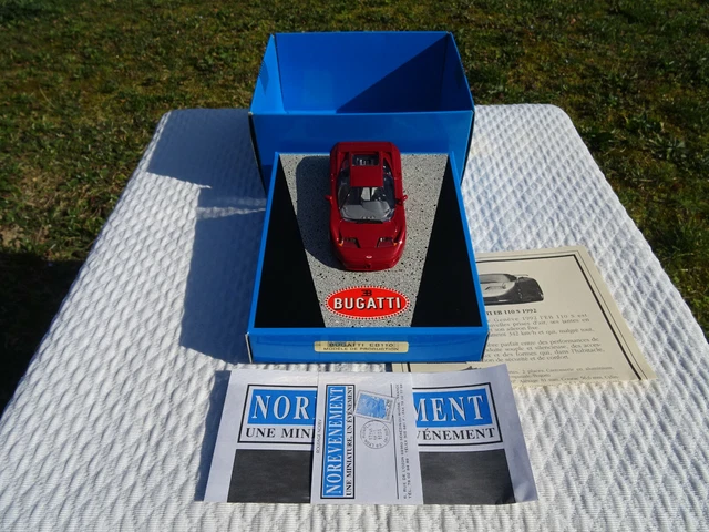 Norev Bugatti EB110S Modèle Super Sport 1992 - Miniature De Collection