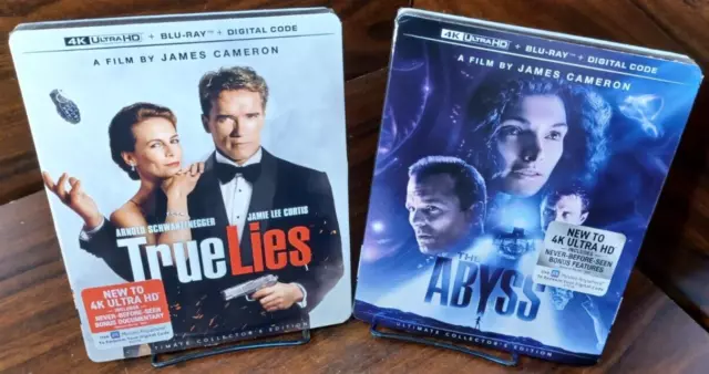 Abyss + True Lies (4K+Blu-ray)Slipcover-NEW (Sealed)-Free Shipping with Tracking