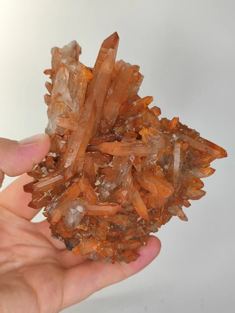 🔥Rote Hämatit Quarz Bergkristall Stufe  - Izizauen Alnif Marokko 🔥