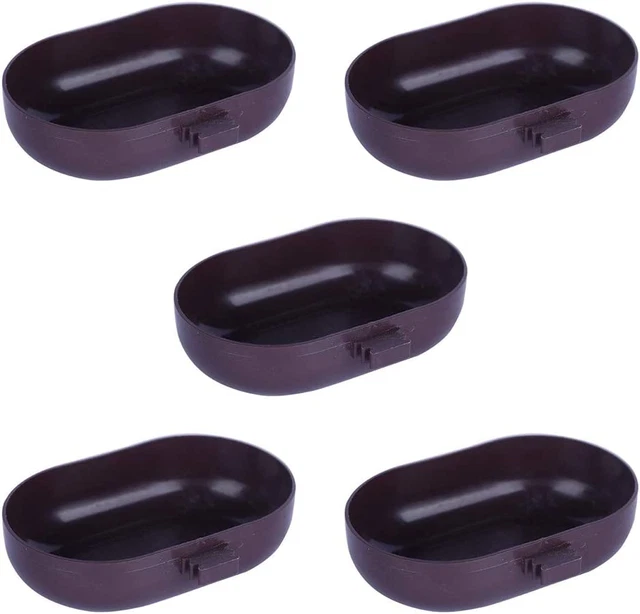 iplusmile Fournitures pour Animaux 5pcs Baignoires Oiseaux Baignoires...