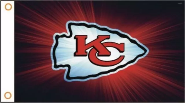 Chiefs FLAG 3X5 Kansas City Banner American Football New USA Modern Super Bowl