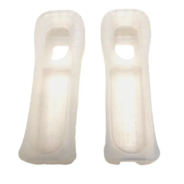 Lot Of 2 Nintendo Wii OEM Remote Sleeve Silicone Rubber For Motion Plus Adapter