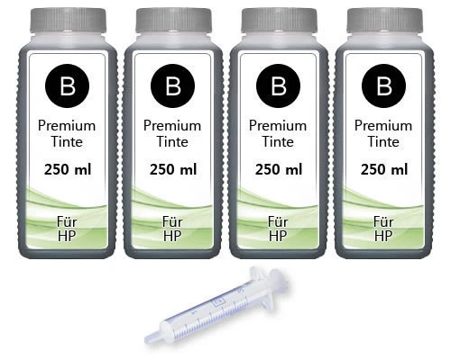 1000ml Tinte für HP 301-XL Envy 4500 5530 4502 4504 4507 4508 5532 5534 4503 Set