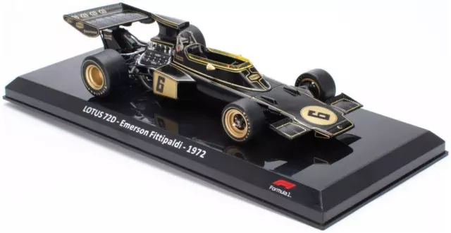 Atlas Editions 1:24 Scale Lotus 72D - Emerson Fittipaldi - 1972 Cased