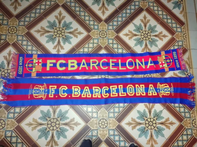 Lot de 2 Echarpes FC Barcelone FC Barcelona