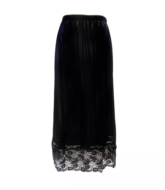 Ladies Underskirt Petticoat Full Length 39Inch Slip Skirt  Lace Trimed 1066