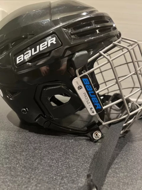 Bauer IMS 5.0 Hockey Ice Inline Hockey Helmet Combo - Facemask Head Face Guard S