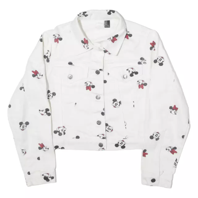 Forever 21 mickey mouse shop denim jacket