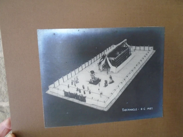 CONRAD SCHICK'S MODEL of the Tabernacle SOLOMONS TEMPLE 1900 PHOTO ...