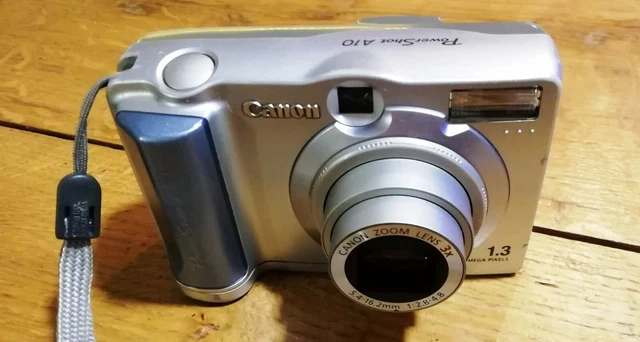 Appareil Photo Numérique Canon PowerShot A30 - Vintage 2002 - 1.2 MP - Fonctionnel Avec Flash