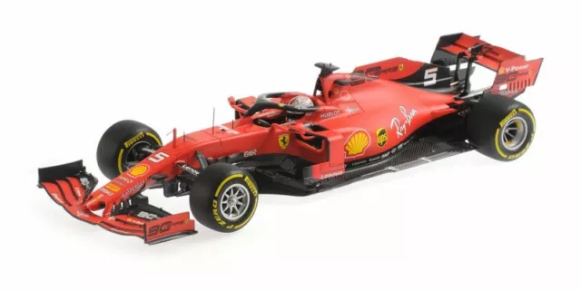 Ferrari Sf90 Scuderia Ferrari Sebastian Vettel Belgian Gp 2019 1:18 Model Bbr