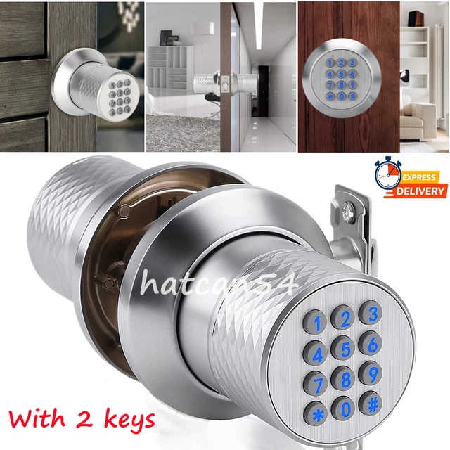 UK Electronic Smart Door Lock Digital Password Security Anti-theft And Beautiful
