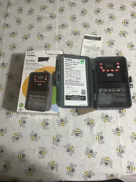Tork EWZ Series SunSet Control Astronomic Digital Time Switch EWZ120