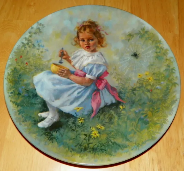 1981 Collector Plate Little Miss Muffet Mother Goose Series