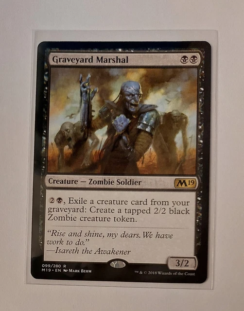 Isareth the Awakener 2x FOIL M19 MTG Core Set 2019 Rare MINT black Isareth the Awakener 2x FOIL M19 MTG Core Set 2019 Rare MINT black