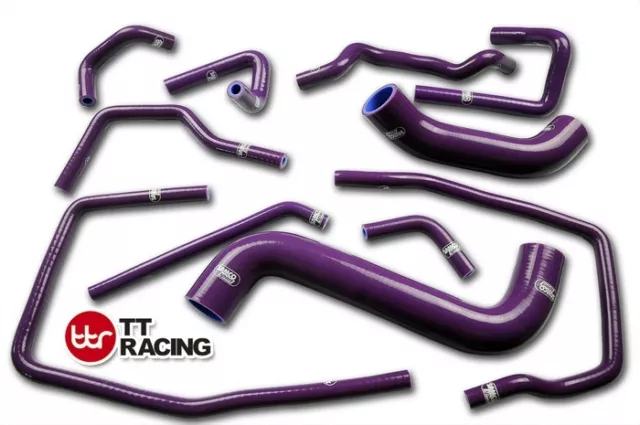 For Subaru Impreza Wrx/Sti Gda/Gdb Ej207 02-07 Silicone Radiator Hose Kit Purple