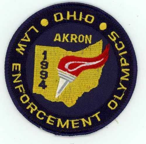 Oh Ohio Law Enforcement Olympics 1994 New Patch Sheriff Police