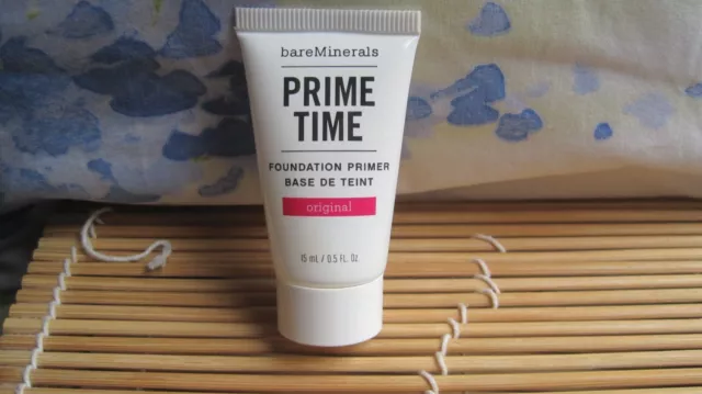 BAREMINERALS PRIME TIME ORIGINAL FOUNDATION PRIMER  15ml NEW