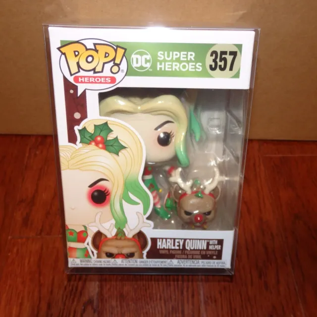 Funko Pop! DC Heroes: DC Holiday - Harley Quinn with Helper Figure #357