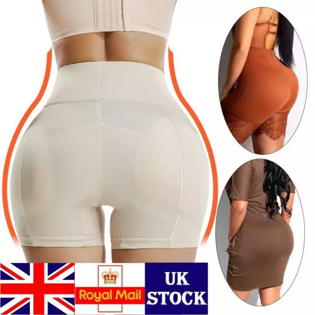 UK FAKE ASS Women Butt and Hip Enhancer Booty Padded Underwear Pants Shaper  NEW