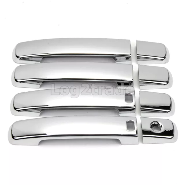 4Pcs Door Handle Cover for Nissan Altima Sentra Qashqai Keyless Smart Chrome