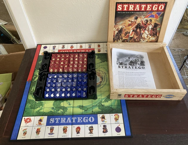 STRATEGO Board Game NOSTALGIA EDITION series Wooden Box 100% COMPLETE