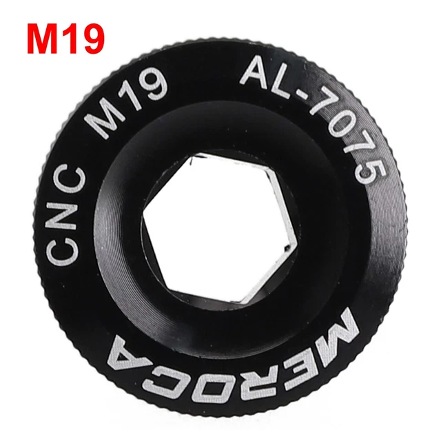 Boulon de fixation bras manivelle CNC vélo M20 pédalier vis bouchon