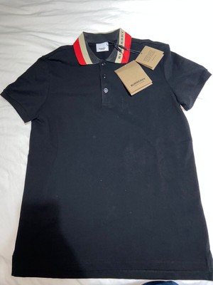 Burberry MARINA MILITARE POLO DONNA TG M ORIGINALE BOTTONI LOGATI 