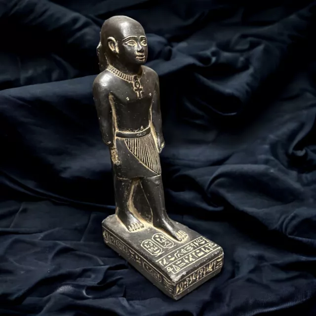 Rare Ancient Egyptian Antique King Amenhotep Pharaonic Statue Rare BC