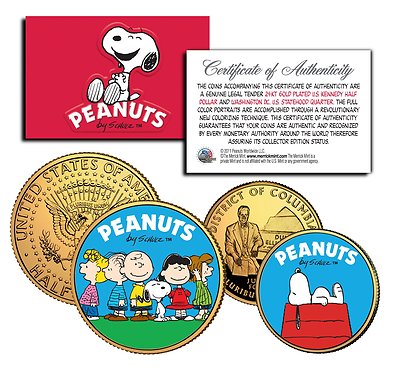 1oz Peanuts Charlie Brown Snoopy Valentines .999 colourised SILVER TEP #8 