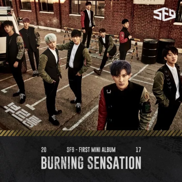 SF9 [BURNING SENSATION] 1st Mini Album CD+64p Photo Book+2p Card K-POP SEALED