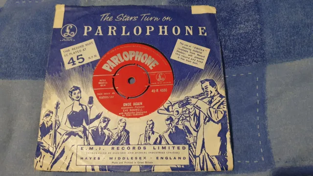 Eve Boswell - Once Again Parlophone R4555 Uk 1St 1959 Jazz Pop Uk 1St Vg+/Vg+