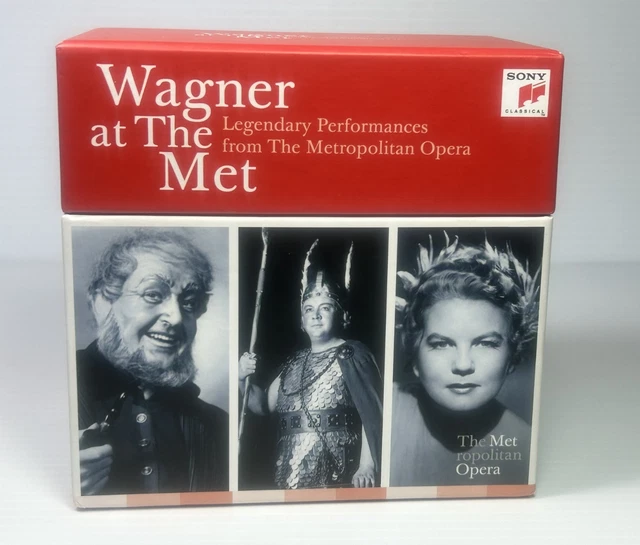 WAGNER AT THE Met Legendary Performances 25 CD Box Set 2013 Sony