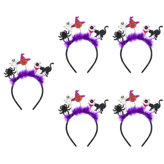 5x decorative accessoire de fête bandeau d'halloween accessoire de coiffure