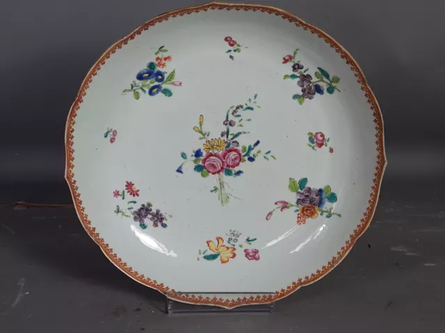 Cie Indies Plate Hollow Porcelain China 17th 18th Century Very Good Condition N2