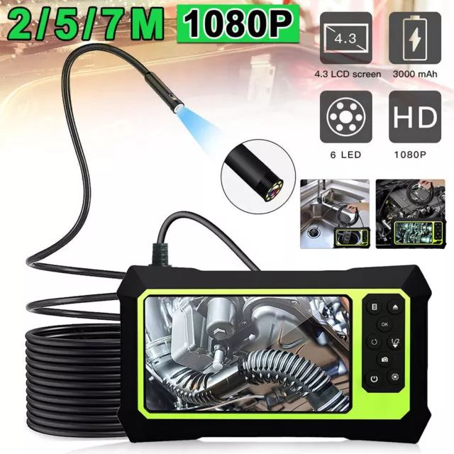 Industrial Endoscope Camera Borescope Inspection Camera 1080P HD 4.3" Screen UK