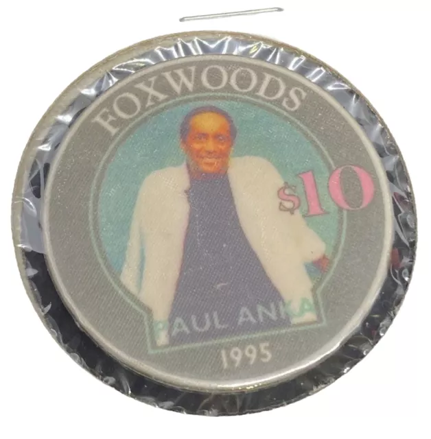 Paul Anka Casino Chip Foxwoods 1960