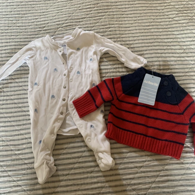 jojo maman bebe 0-3 months boys set