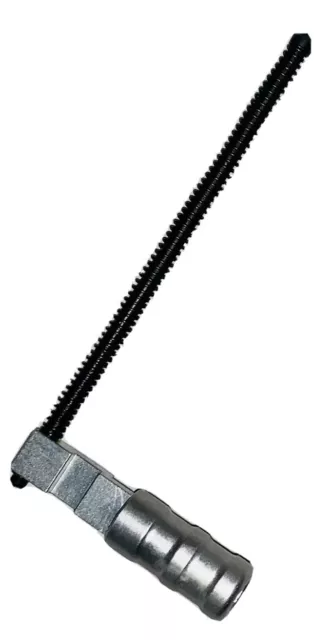 Silver Aluminum Ruger 10-22 Extended Grooved Round Charging Handle