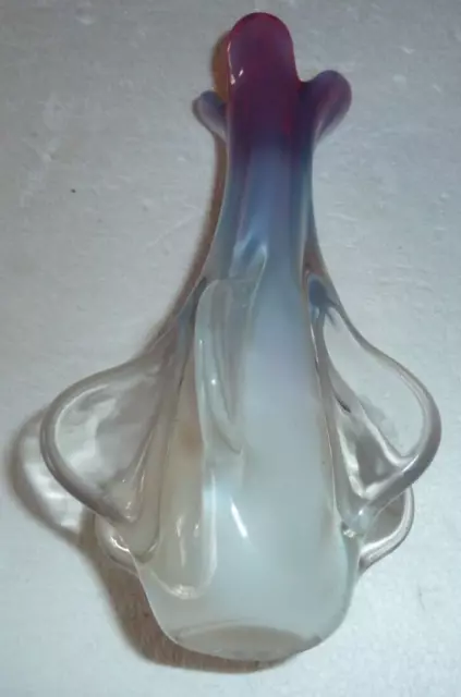 superbe vase en verre de Murano au design inspiré d'une fleur éclose, super déco 2