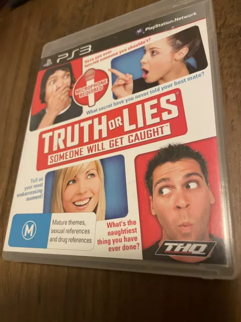 Truth or Lies PS3 Playstation 3 Game VGC Complete With Manual
