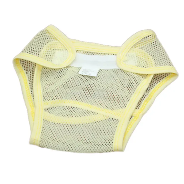 Magic Tape Breathable Baby Newborn Washable Mesh Diaper Cover Pants Reusable 92