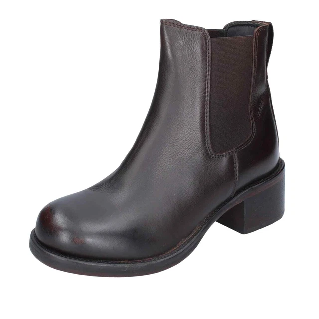 Chaussures Femme MOMA 36 Ue Bottines Brun Cuir BD644-36